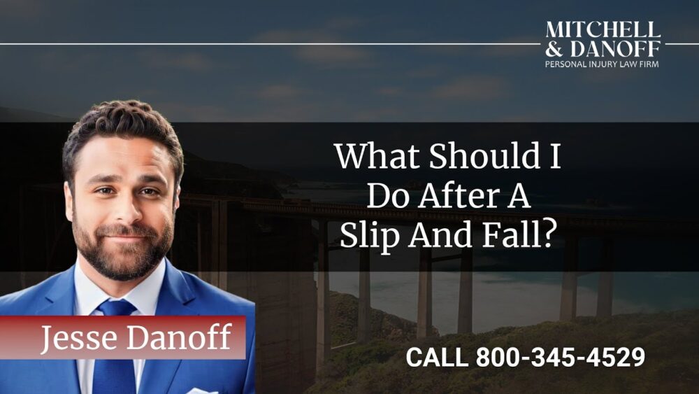 What should I do after a slip and fall? - Mitchell & Danoff Personal Injury Law